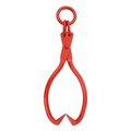 Earth Worth Skidding Tongs with Ring, Red 83-DT5207